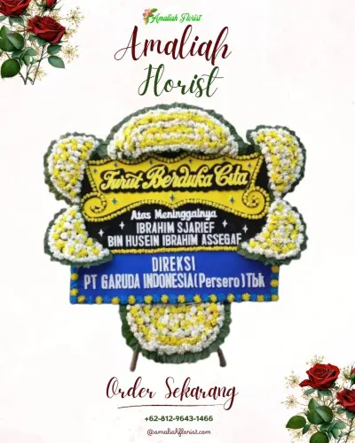 Papan Bunga Duka di Sawahan Timur