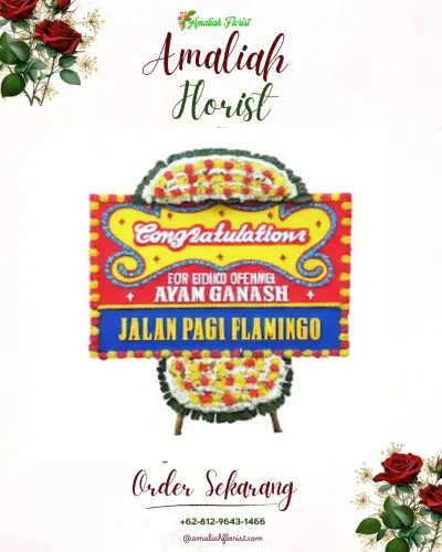 Bunga Papan Congratulation di Sawahan Timur